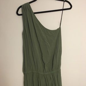 Mustard Seed jumpsuit off one shoulder